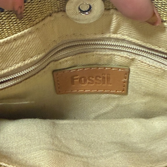 Fossil vintage Striped Multicolor Tote Bag - Picture 9 of 9
